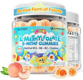 Kids L-Methylfolate Gummies Active 5-MTHF + Methyl B12 Vitamin B6 B2 Choline Vegan Omega 3 DHA &amp EPA Methylated Multivitamin MTHFR Supplement for Methylation Focus Cognition Brain 60 Ct
