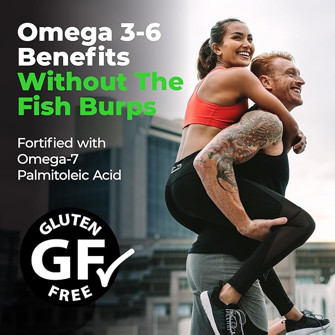 Species Nutrition Omegalyze Support Supplements Essential Fatty Acid Formula Supplement to Help Maximize Recovery Omega 36 and 7 Formula180 Capsules