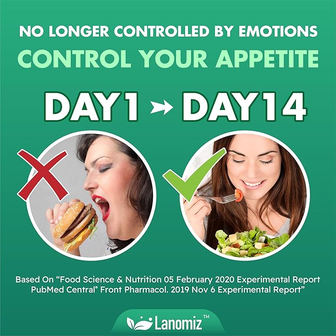 14DAY Appetite &amp Craving Control Gut Health Complex Featuring Delayed-Release Probiotics &amp White Kidney Bean Extract 5-HTP(5-hydroxytryptophan) 60 Vegetarian Capsules