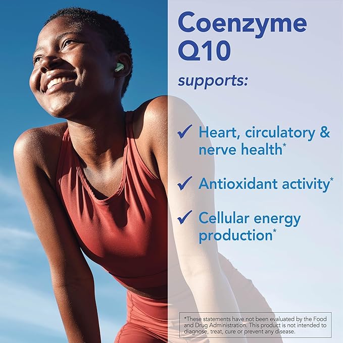 Patient One Coenzyme Q10 (CoQ10) 100 mg | Antioxidant Supplement to Support Heart and Vascular Health* | with Organic Olive Oil | 60 Capsules