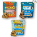 Wholly Balls Protein Bites – Healthy Plant-Based Snack | High Protein Low Sugar Gluten-Free Energy Balls (Pack of 3 Classic Combo Bundle)