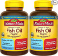 Nature Made Omega 3 Fish Oil Supplements550mg Per ServingFish Oil Omega 3 Supplements as Ethyl Esters for Healthy Heart Support300 Softgels100 Day Supply(Pack of 2)