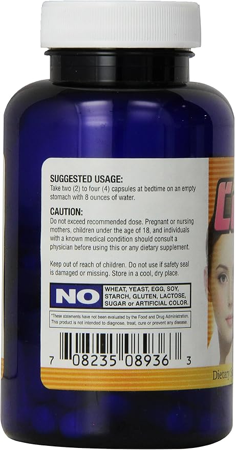 Diet Supplements Smooth Skin Support Prize Collagen 60 Count