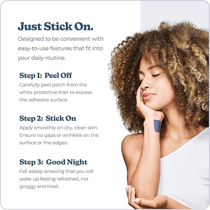 Vibrants Good Night Patch Bio-Frequency Patches for Sleep | Sample Pack - 7 Sleep Patches