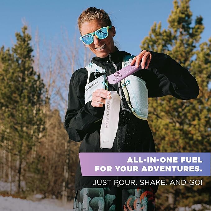 Tailwind Nutrition Endurance Fuel Carbohydrate &amp Electrolyte Sports Drink Mix Powder Gluten-Free Vegan Grape 30 Servings