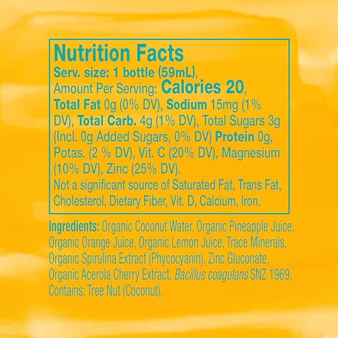 Vive Organic Organic Electrolytes Plus Immunity Shot 12pk 2 FZ