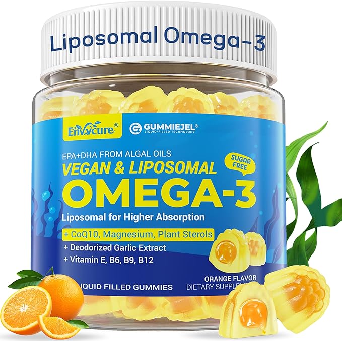 2 Pack Creatine Monohydrate Gummies + 1 Pack Vegan Algae Omega-3 1000mg Gummies