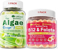 Bundle: Algae Omega 3 Gummies 1 Pack &amp Methyl B12 + L-Methylfolate Gummies 1 Pack