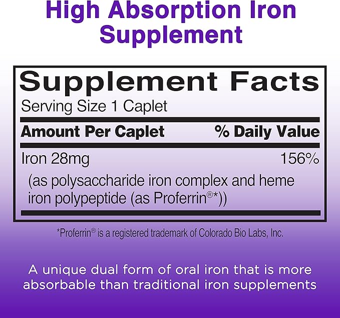 Feosol Complete Iron Supplement 30 Count and Colace Stool Softener 60 Count Bundle