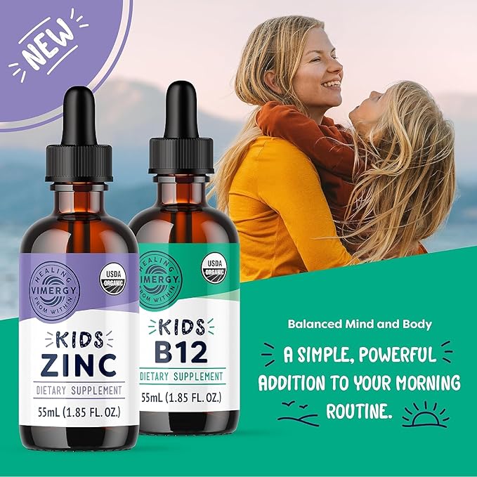 Vimergy Kids Zinc (55mL) and Kids B12 (55mL) - Kits