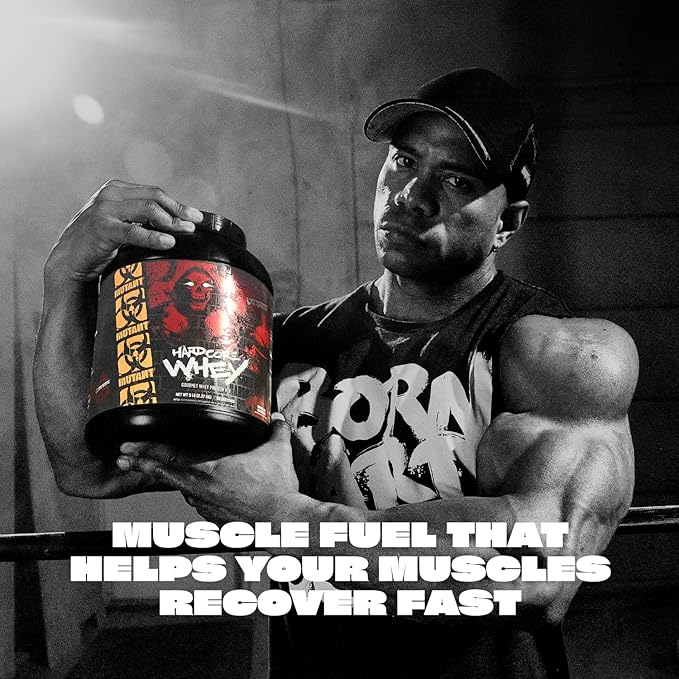 Mutant Hardcore WHEY | 100% Pure Whey Protein | 24g Protein Fast-digesting whey Protein Isolate Plus whey Protein hydrolysate | 70 Servings | 5 LB | Cookies &amp Cream
