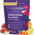 Melatonin Free Natural Sleep Aid Gummies for Adults | NO Melatonin | Herbal Jujube &amp Chamomile Lemon Balm - Deep Sleep Supplement &amp Relaxation for zzz 45 per Pack (45 Vegan Gummies (1 Pack))