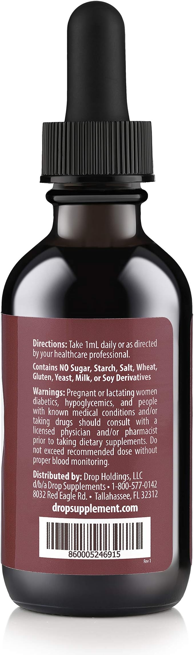 Vitamin B12 2500 mcg 2 oz Liquid Drops for Energy Production Nervous System Health - No Artificial Preservatives Non-GMO Gluten Free Vegan-Friendly