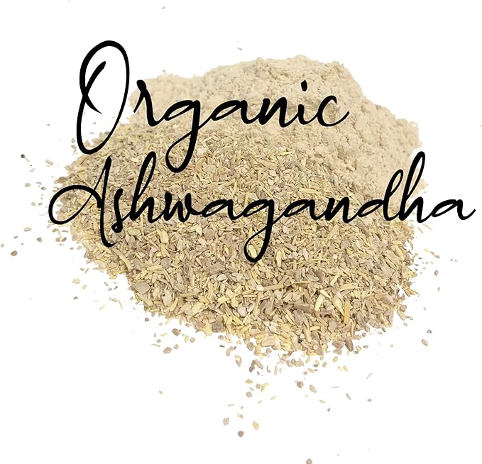 Komal Herbals Organic Ashwagandha Herbal Supplement - Whole Root Ayurvedic Botanical Formula USDA Organic and Kosher Certified Vegetarian Daily Supplement 500 mg Capsules for Wellness 90 Count