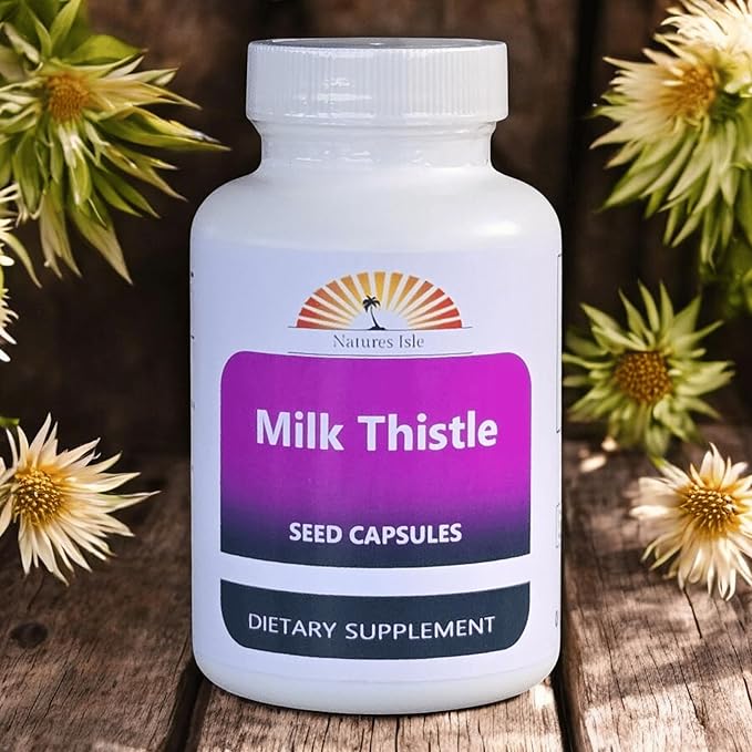 Milk Thistle Seed Powder Capsules 500mg - 240