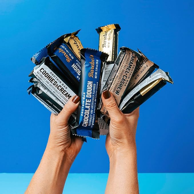 Barebells Protein Bars Variety Pack - 24 Bars (2 Packs of 12) 20g High Protein Treats - Chocolate Nutrition Bars with No Added Sugar - On-The-Go Breakfast or Post-Workout Snack