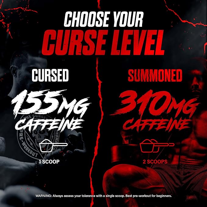 JNX SPORTS The Curse! Cherry Limeade Pre Workout Powder with Creatine – Extreme Energy Preworkout for Men &amp Women – 30 Servings – L Citrulline Beta Alanine &amp Caffeine for Pump Strength &amp