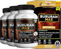 Bururan Max Organic Maca Root Supplement Black Pepper 60 Capsules 30 Day Supply (3)