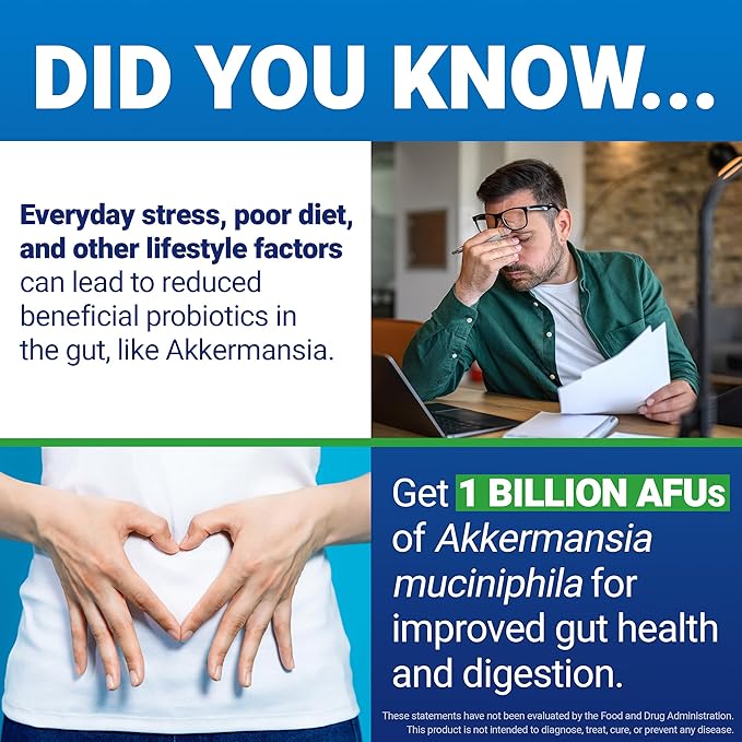 Force Factor ProbioSlim Akkermansia Prebiotics &amp Probiotics with 1B AFUs Akkermansia Muciniphila Prebiotics &amp Chromax Chromium Support Lean Body Mass Digestion &amp Gut Health 60 Vegetab