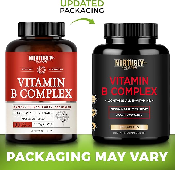 Vitamin B Complex and Omega 3 Fish Oil - B Vitamins B1B2B3B5B6B7B9B12 and Biotin – Fish Oil 2000mg 800mg EPA and 600mg DHA - Energy Immunity Joint Brain and Heart Health