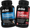 Glucosamine Chondroitin MSM Turmeric &amp Tart Cherry - Joint Health Supplement Knee Bone &amp Joints Purge Uric Acid Cleanse Flush Antioxidant Pills - Joint Support Pills &amp Tart Cherry Extract