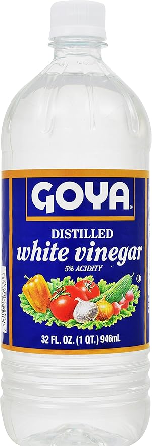 Goya Foods Distilled White Vinegar 32 Fl Oz (Pack of 12)