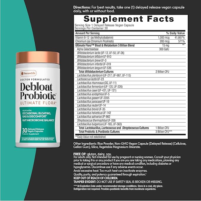 Women’s Debloat Beauty &amp Balance Bundle | 3-in-1 Bundle Pack | NeoCell Collagen Bio-Peptides Protein | Debloat Probiotic | Women’s One + Multivitamin