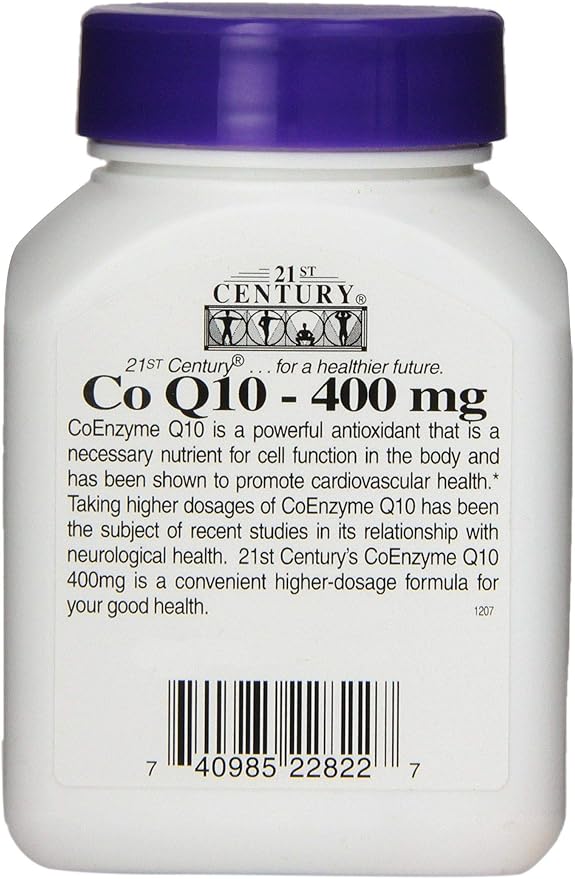 21st Century Co Q10 400 mg Veg Capsules 30 Count