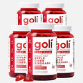 Goli Zero Sugar Apple Cider Vinegar Gummies 60 Count Each (5 Pack 300 Total) – ACV with Vitamin B12 &amp Probiotics No Sugar Alcohols Vegan Keto &amp Gluten Free
