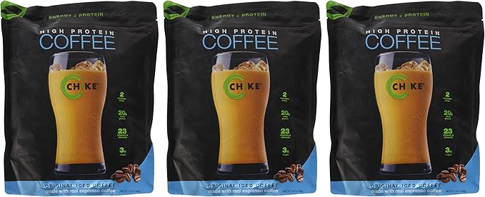 Chike Nutrition High Protein Coffee 1.1lb (Pack of 3)