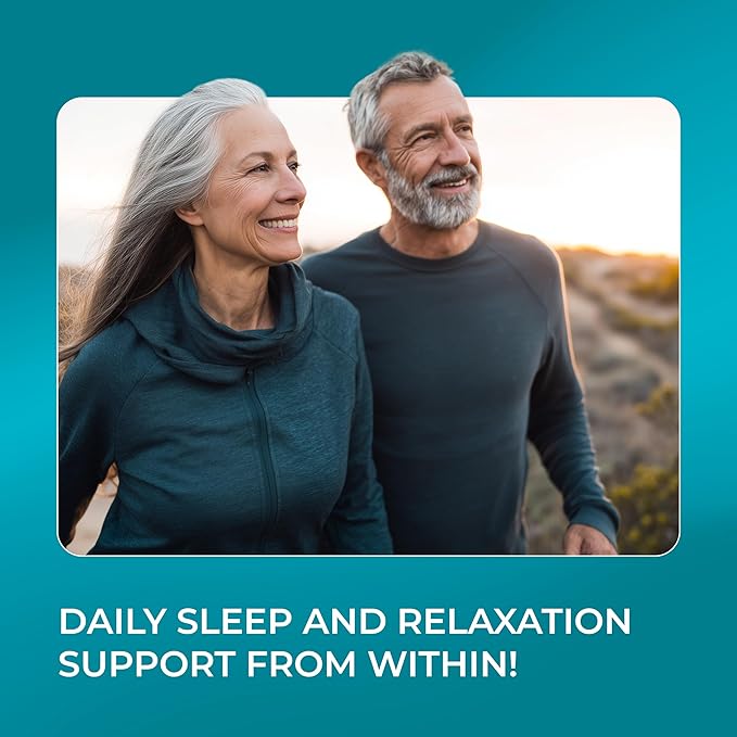 PUREHEALTH Research Sleep Formula - Natural Sleep Support Supplement for Adults - for Restfulness &amp Relaxation - with Melatonin Valerian Root GABA L-Theanine Lemon Balm Hops &amp More - 60 C