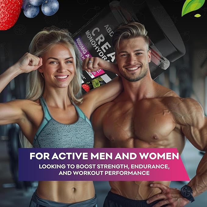 Creatine Gummies 8000mg for Men &amp Women – Pre-Workout Creatine Gummies with L-Taurine BCAA 2:1