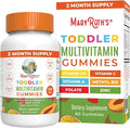 MARYRUTH'S Sugar Free Vitamin Gummies for Kids Age 2 | 2 Month Supply Multivitamin with Vitamin C D3 Zinc | 1 Gummy Per Day | Toddler Vitamins | Sugar Free | Vegan | Non GMO | 60 Count