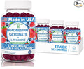 Lunakai USA Made Magnesium Glycinate Gummies 426mg with L-Theanine – Calm Sleep Stress Relief for Adults &amp Kids Non-GMO Vegan - 3 Pack