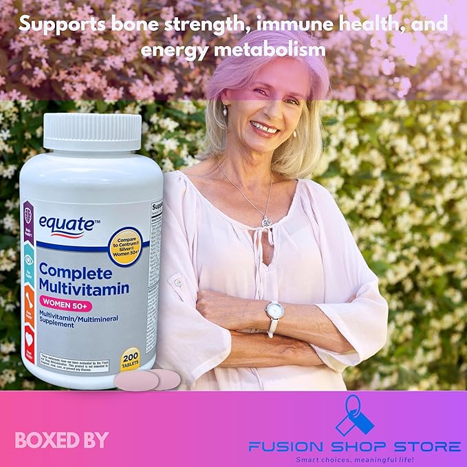 One Daily Multivitamin Multimineral- for Woman Supplement Tablets 200ct (Pack of 1) Boxed by Fusion Shop Store