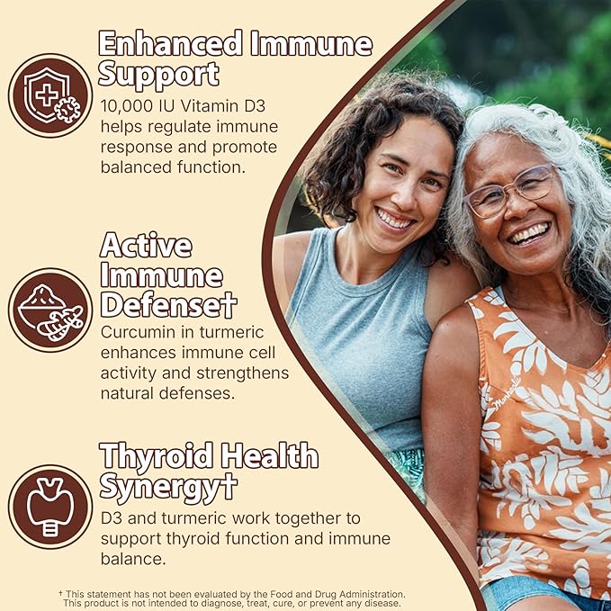 Vitamin D3 K2 Gummies &amp Turmeric for Women &amp Men Vitamin D3 5000IU / 10000IU K2 (MK-7) 200mcg Supplements with Turmeric 1200mg Calcium Magnesium Zinc Supports Bone Teeth Energy &amp I