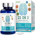 Brain Supplements for Memory and Focus 21-in-1 Brain Supplement for Mental Alertness Cognitive with 300mg Alpha-GPC 300mg Lion’s Mane L-Theanine Phosphatidylserine Vitamins B6 B12 90 Capsules