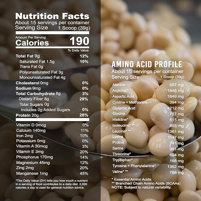 BioMiracle Hydrolyzed Pure Chocho All Plant Protein Gluten Free Non-GMO Vegan Plant-Based Keto Friendly (15 Servings) - 20g