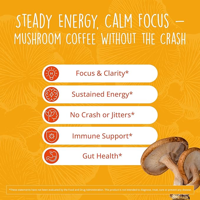 Happy Healthy Hippie Fungi Fuel Mushroom Coffee &amp Namastay in Bed