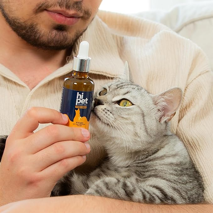 Vitamin B Complex for Cats Supports Metabolism and Increases Energy Levels 1.7 Fl Oz (Pack of 1)