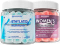 Methylated Multivitamin Gummies 1 Pack with Womens Multivitamin Gummy 1 Pack