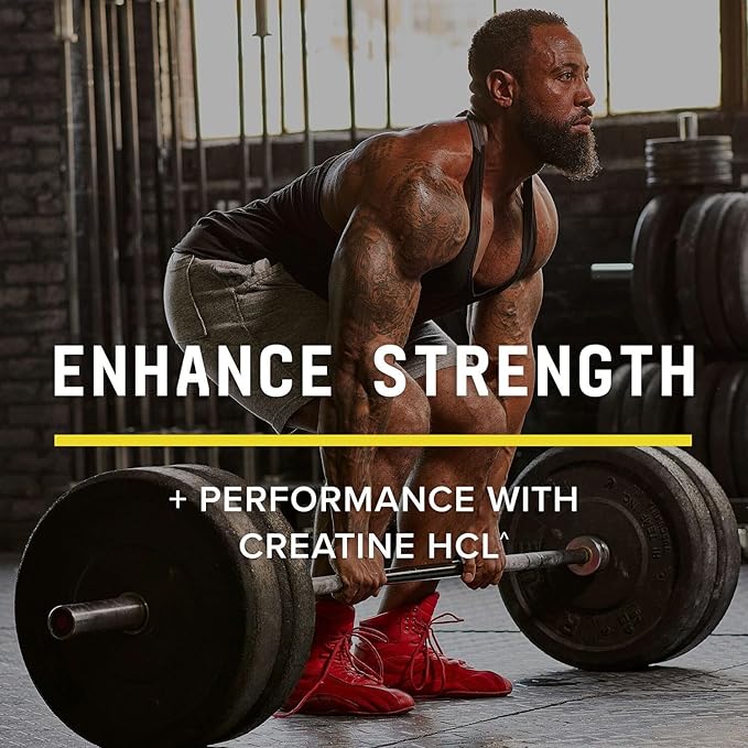 BEYOND RAW Science-Backed Creatine HCl Powder Lab Grade for Muscle Strength and Growth Energy Production Athletic Performance Cognitive Support Cellular Hydration 120 Servings