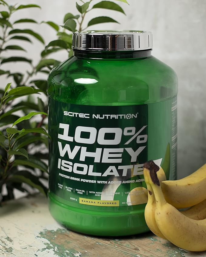 100% Whey Isolate Protein 2000g Vanilla Scitec Nutrition 80 servings 2kg = 441lb by Scitec Nutrition