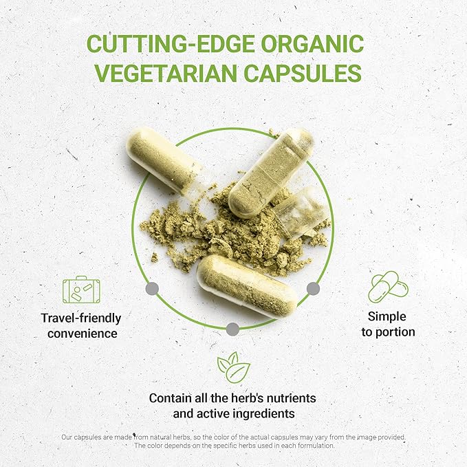 Turmeric USDA Organic 120 Capsules | Made with Organic Vegetarian Capsules and Organic Turmeric (Curcuma Longa) Dried Root (120 Capsules)