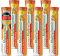 T&ampD German Multivitamin Drink Effervescnet Tablets 140 Servings Orange Flavour - Vitamin C E B1 B2 B6 B12 Biotin Folic Acid Niacin Pantothenic Acid Pharma – Made in Germany