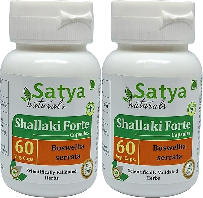 Generic Shallaki (Boswellia Serrata) Forte Capsules 60 Count (Pack of 2)