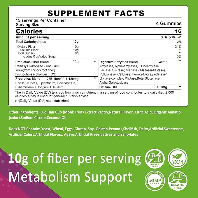 Fiber Gummies for Adults + Organic Blue Spirulina Gummies