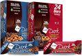 NuGo Dark Variety - Pretzel w/Sea Salt 12 bars &amp New! Chocolate Almond w/Sea Salt 12 bars 12g Protein Bar Vegan Gluten Free Non-GMO Kosher Pareve 24 count
