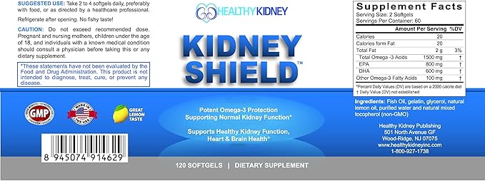 Kidney Restore &amp Kidney Shield 2-Pack Bundle for Kidney Cleanse Support Kidney Function Renal Health and More