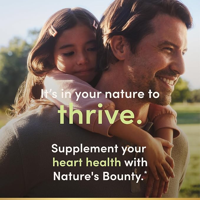 Nature's Bounty CoQ10 Supports Heart Health 100mg Plus L-Carnitine 60 Softgels (Pack of 3)